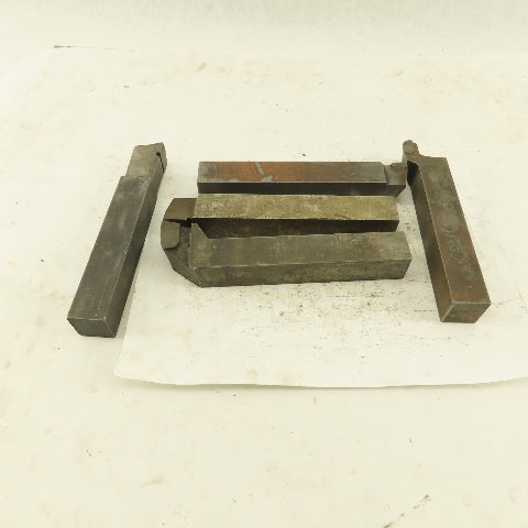 1" Square Left Right Hand Misc. Radius Cutter Lathe Tooling Cutters Lot Of 5