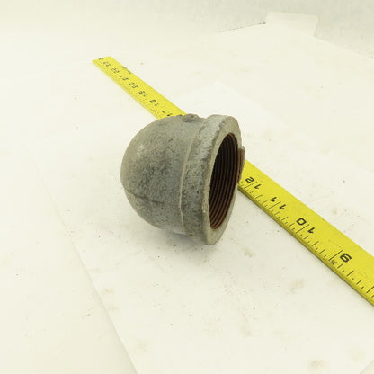 2" to 1" NPT 90° Reducing Elbow Galvanized Iron Pipe Schedule 40 USA