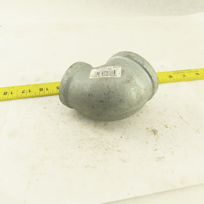 Anvil 2" to 1-1/2" NPT 90° Reducing Elbow Galvanized Iron Pipe Schedule 40 USA