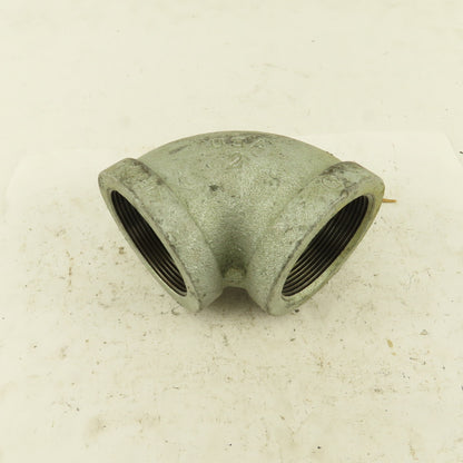 Ward 2" NPT 90° Elbow Galvanized Iron Pipe Schedule 40 USA