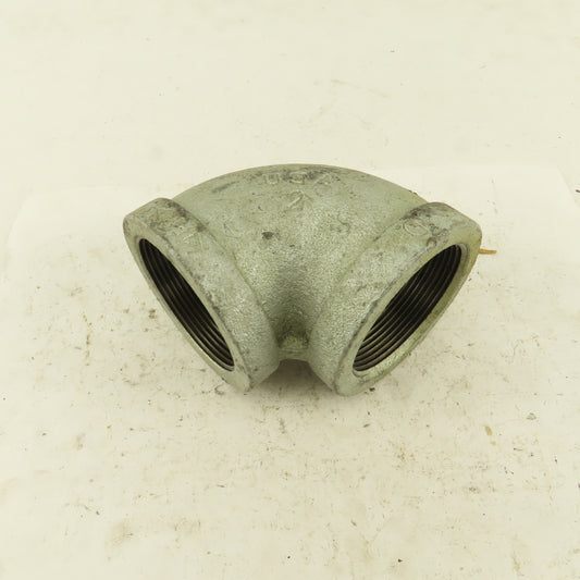 Ward 2" NPT 90° Elbow Galvanized Iron Pipe Schedule 40 USA