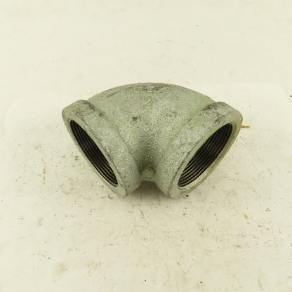 Ward 2" NPT 90° Elbow Galvanized Iron Pipe Schedule 40 USA