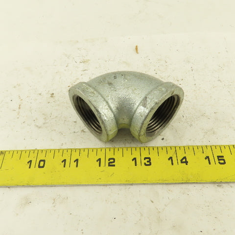 1" NPT 90° Elbow Galvanized Iron Pipe Schedule 40 Lot of 9
