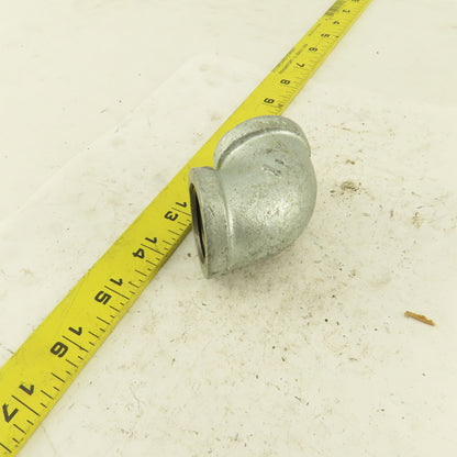 1" NPT 90° Elbow Galvanized Iron Pipe Schedule 40 Lot of 9