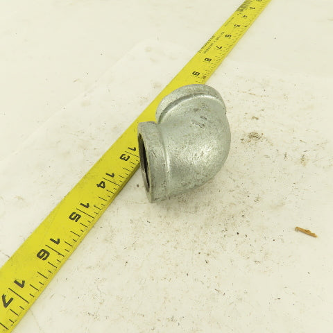 1" NPT 90° Elbow Galvanized Iron Pipe Schedule 40 Lot of 9
