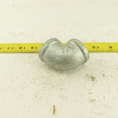 1" NPT 90° Elbow Galvanized Iron Pipe Schedule 40 Lot of 9