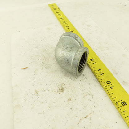 1" NPT 90° Elbow Galvanized Iron Pipe Schedule 40 Lot of 9