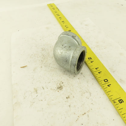 1" NPT 90° Elbow Galvanized Iron Pipe Schedule 40 Lot of 9