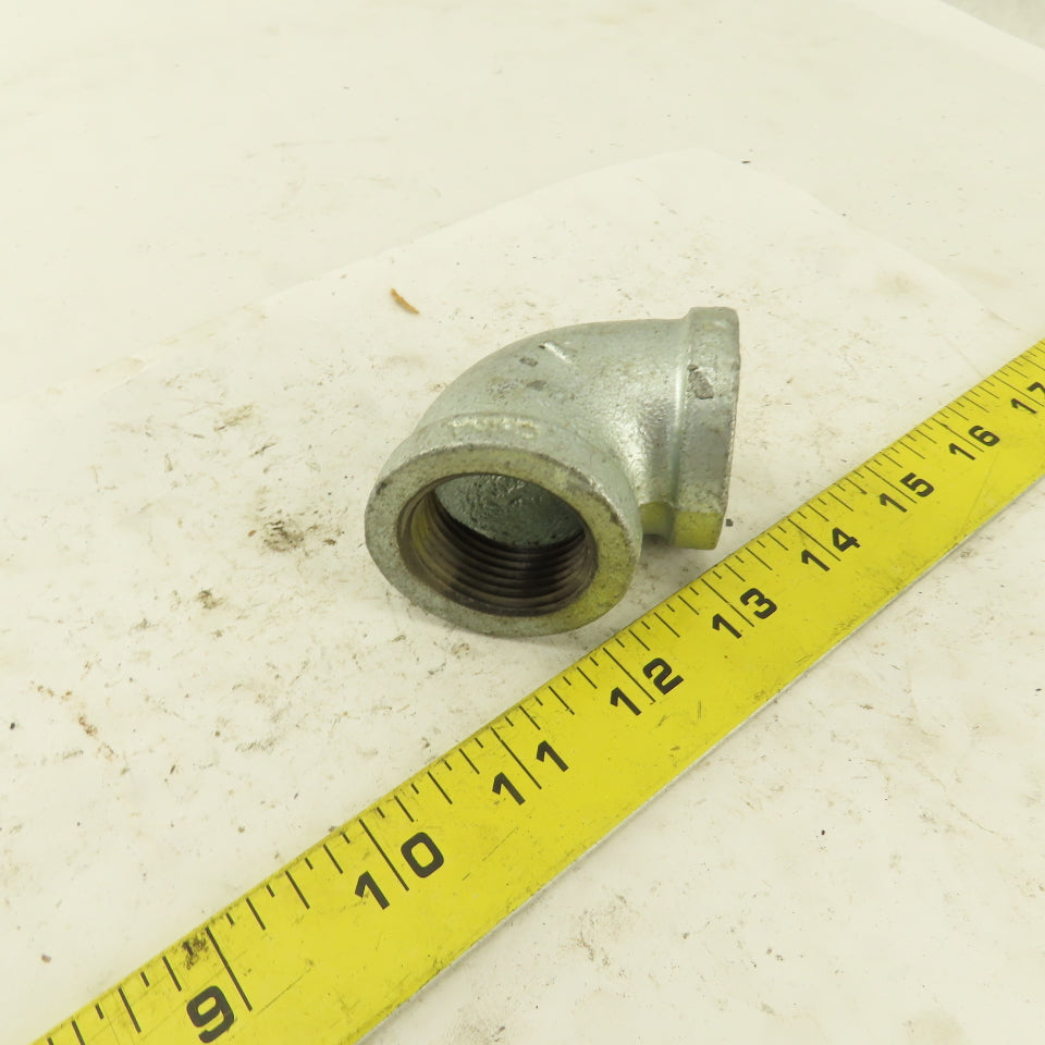 1" NPT 90° Elbow Galvanized Iron Pipe Schedule 40 Lot of 9