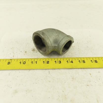 Anvil 1-1/4" to 1" NPT 90° Reducing Elbow Galvanized Iron Pipe Schedule 40