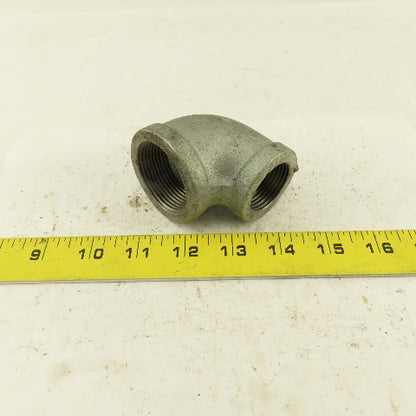 Anvil 1-1/4" to 1" NPT 90° Reducing Elbow Galvanized Iron Pipe Schedule 40
