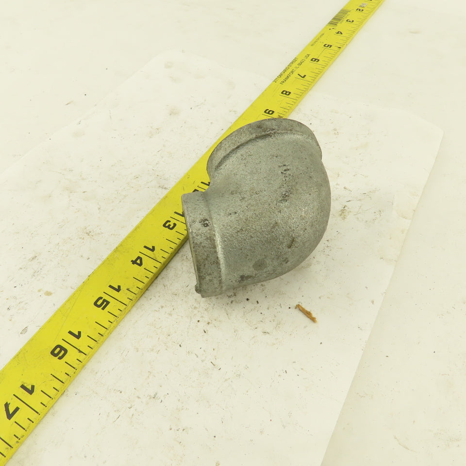 Anvil 1-1/4" to 1" NPT 90° Reducing Elbow Galvanized Iron Pipe Schedule 40