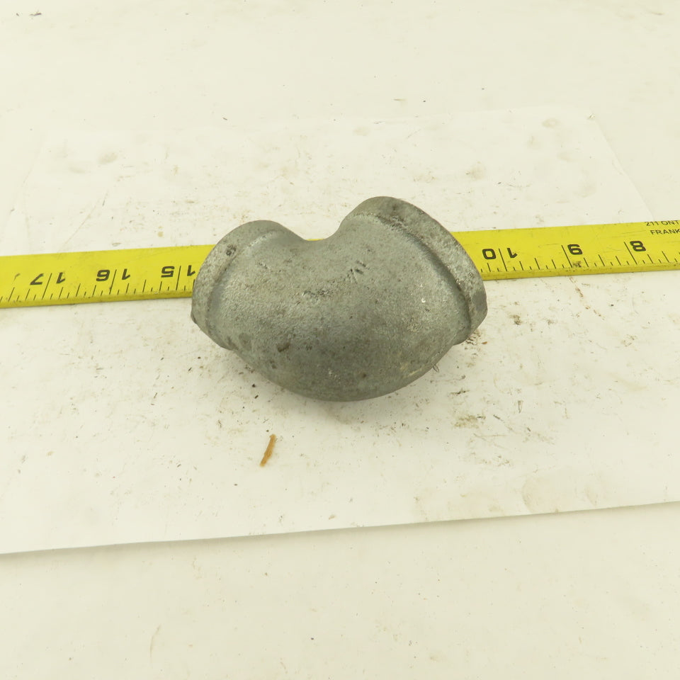 Anvil 1-1/4" to 1" NPT 90° Reducing Elbow Galvanized Iron Pipe Schedule 40
