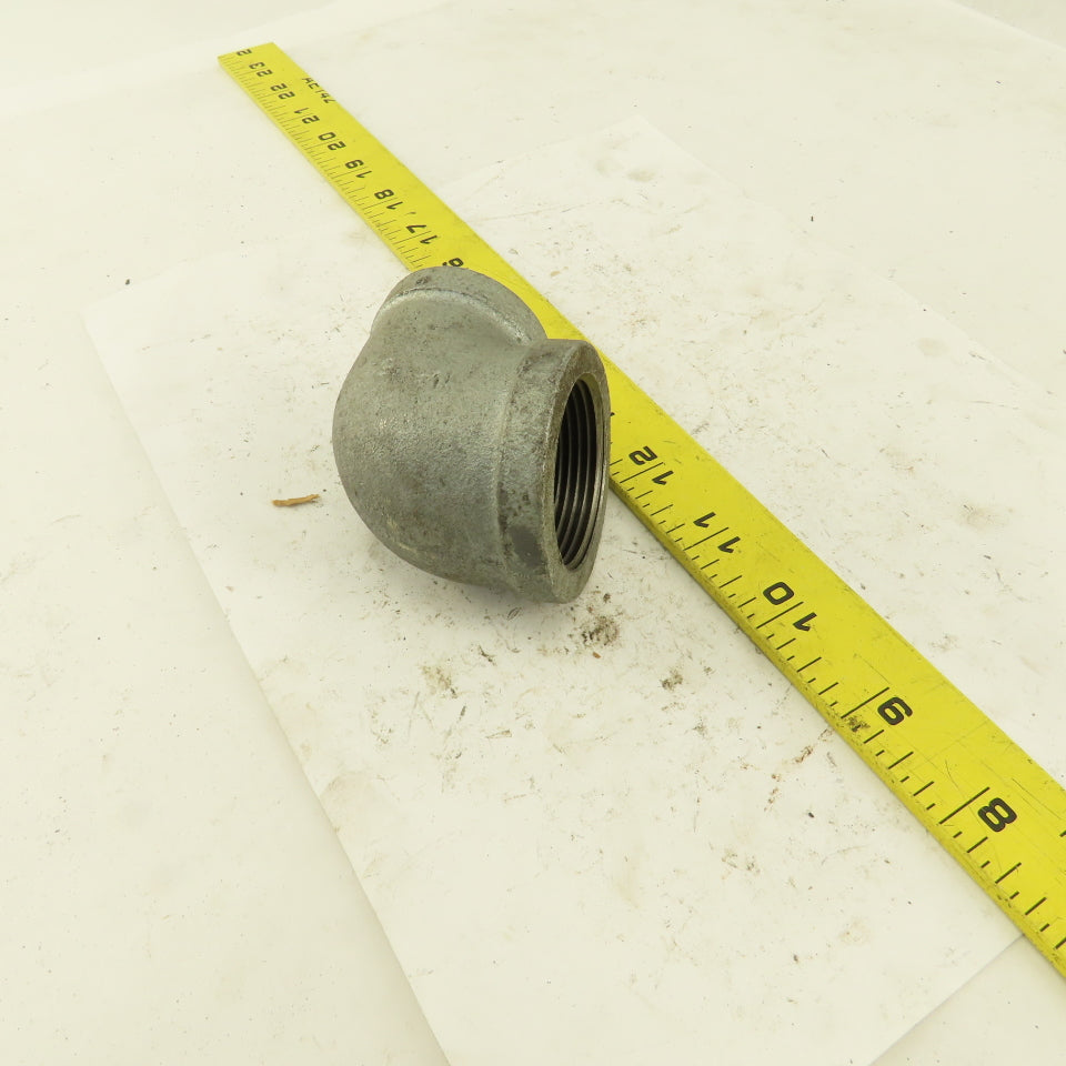 Anvil 1-1/4" to 1" NPT 90° Reducing Elbow Galvanized Iron Pipe Schedule 40