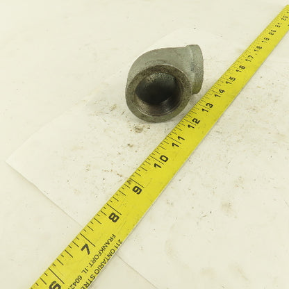Anvil 1-1/4" to 1" NPT 90° Reducing Elbow Galvanized Iron Pipe Schedule 40