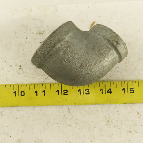 Anvil 1-1/4" to 1" NPT 90° Reducing Elbow Galvanized Iron Pipe Schedule 40