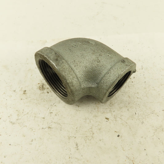 Anvil 1-1/4" to 1" NPT 90° Reducing Elbow Galvanized Iron Pipe Schedule 40