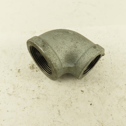 Anvil 1-1/4" to 1" NPT 90° Reducing Elbow Galvanized Iron Pipe Schedule 40