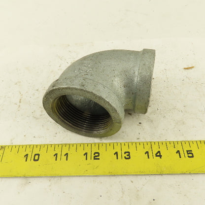 Anvil 1-1/2" to 1-1/4" NPT 90° Reducing Elbow Galvanized Iron Pipe Schedule 40