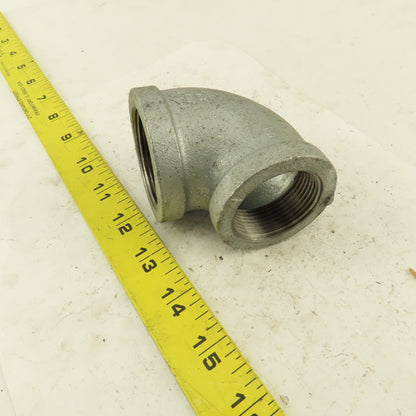 Anvil 1-1/2" to 1-1/4" NPT 90° Reducing Elbow Galvanized Iron Pipe Schedule 40