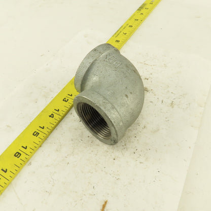 Anvil 1-1/2" to 1-1/4" NPT 90° Reducing Elbow Galvanized Iron Pipe Schedule 40