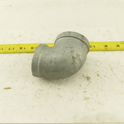 Anvil 1-1/2" to 1-1/4" NPT 90° Reducing Elbow Galvanized Iron Pipe Schedule 40