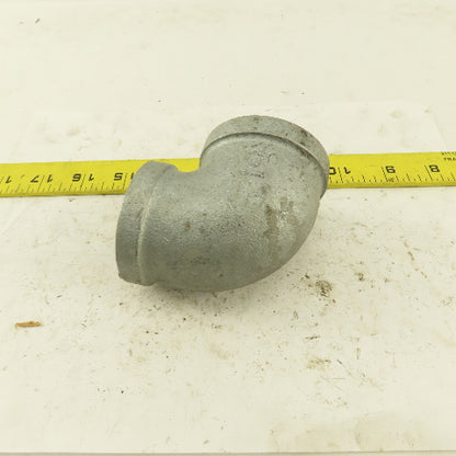 Anvil 1-1/2" to 1-1/4" NPT 90° Reducing Elbow Galvanized Iron Pipe Schedule 40