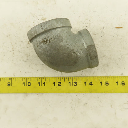 Anvil 1-1/2" to 1-1/4" NPT 90° Reducing Elbow Galvanized Iron Pipe Schedule 40