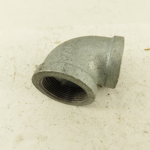 Anvil 1-1/2" to 1-1/4" NPT 90° Reducing Elbow Galvanized Iron Pipe Schedule 40