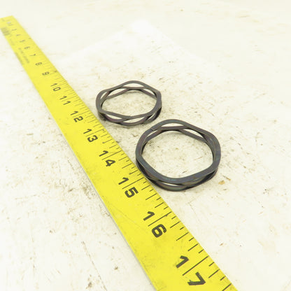 Smalley C200-M1 2" OD Straight Coil Compression Wave Spring Lot Of 2