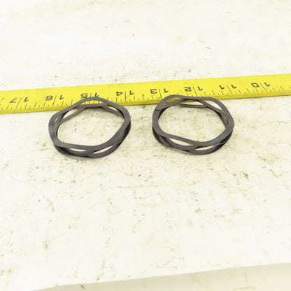 Smalley C200-M1 2" OD Straight Coil Compression Wave Spring Lot Of 2