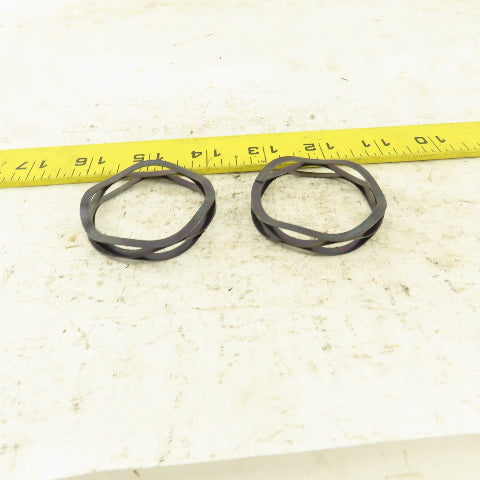 Smalley C200-M1 2" OD Straight Coil Compression Wave Spring Lot Of 2