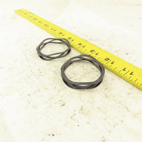 Smalley C200-M1 2" OD Straight Coil Compression Wave Spring Lot Of 2