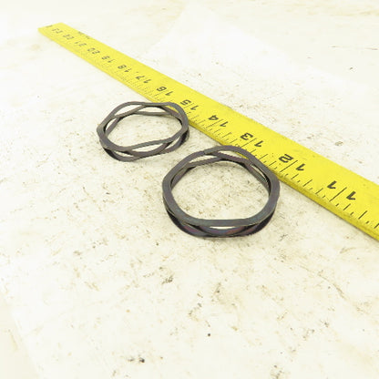Smalley C200-M1 2" OD Straight Coil Compression Wave Spring Lot Of 2