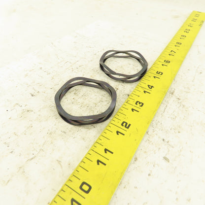 Smalley C200-M1 2" OD Straight Coil Compression Wave Spring Lot Of 2