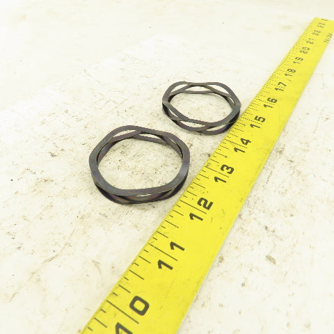 Smalley C200-M1 2" OD Straight Coil Compression Wave Spring Lot Of 2