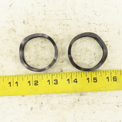 Smalley C200-M1 2" OD Straight Coil Compression Wave Spring Lot Of 2