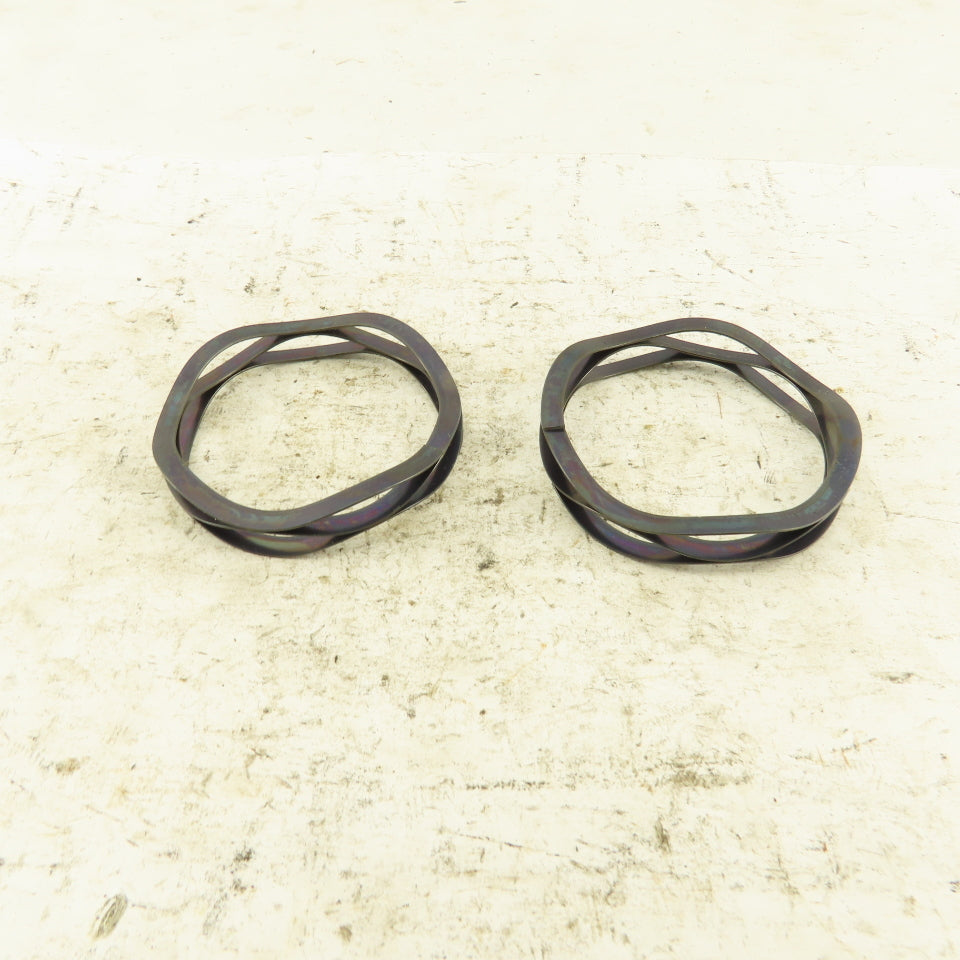 Smalley C200-M1 2" OD Straight Coil Compression Wave Spring Lot Of 2
