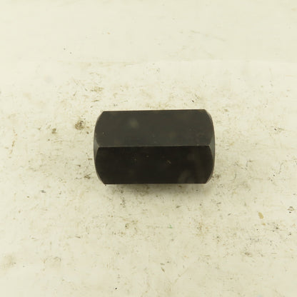 1"-8 Threaded Rod Coupling Nut 2-1/2" Wide Black Oxide