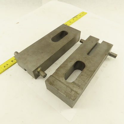 Custom Fab Slotted Heel Hold Down Strap Clamp 8-1/4" x 3" Lot Of 2