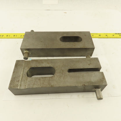Custom Fab Slotted Heel Hold Down Strap Clamp 8-1/4" x 3" Lot Of 2