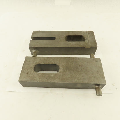 Custom Fab Slotted Heel Hold Down Strap Clamp 8-1/4" x 3" Lot Of 2