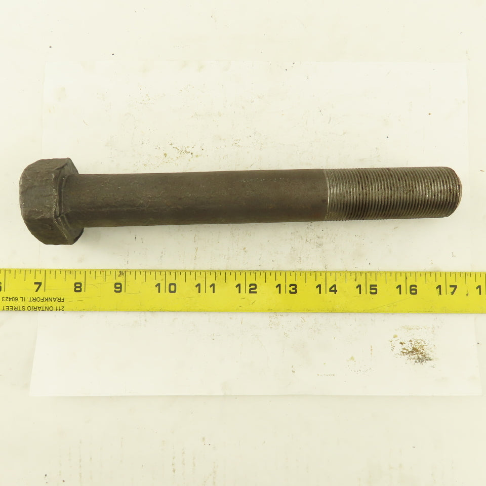 1-1/4"-14 x 9" Forged Steel Specialty Bolt Hex Head Lot Of 16