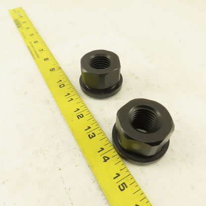 1"-8 Flange Spherical Hold Down Clamp Nut Lot Of 2
