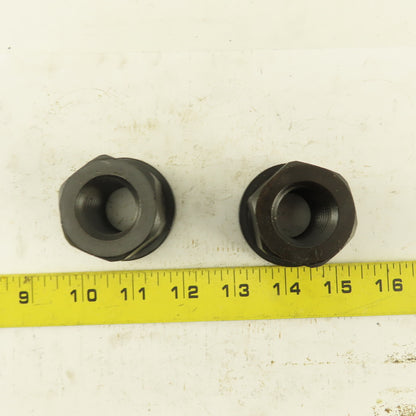 1"-8 Flange Spherical Hold Down Clamp Nut Lot Of 2