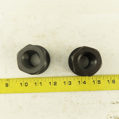 1"-8 Flange Spherical Hold Down Clamp Nut Lot Of 2