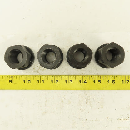 7/8"-9 Hold Down Flange Nut Black Oxide Lot Of 4