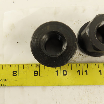 7/8"-9 Hold Down Flange Nut Black Oxide Lot Of 4