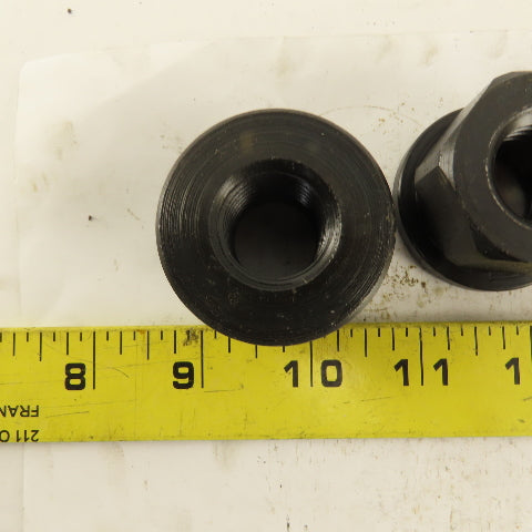 7/8"-9 Hold Down Flange Nut Black Oxide Lot Of 4
