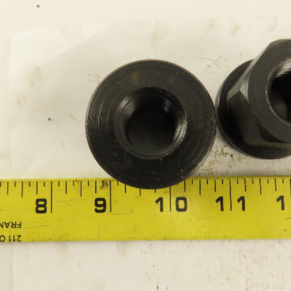 7/8"-9 Hold Down Flange Nut Black Oxide Lot Of 4